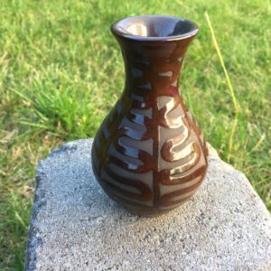 Miniatur vase keramik strehla